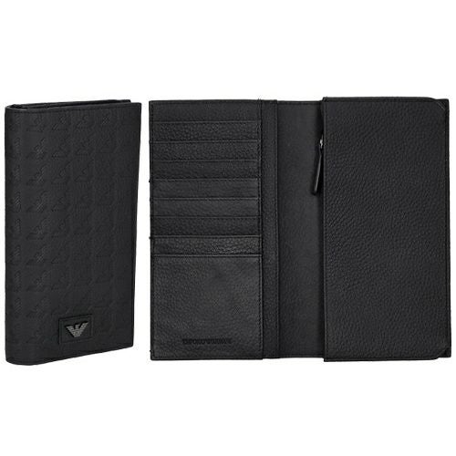 エンポリオアルマーニ 長財布 メンズ ブラック EMPORIO ARMANI Y4R624