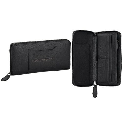 エンポリオアルマーニ 長財布 メンズ ブラック EMPORIO ARMANI Y4R569