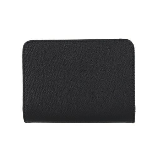 プラダ 二つ折り財布 レディース サフィアーノ トライアングルロゴ ブラック PRADA 1ML018 2C7X F0002 NERO