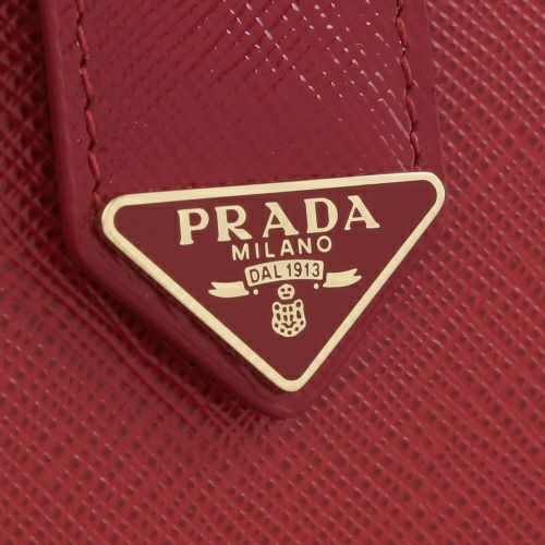 プラダ 二つ折り財布 レディース サフィアーノ トライアングルロゴ レッド PRADA 1ML018 2C7X F068Z FUOCO