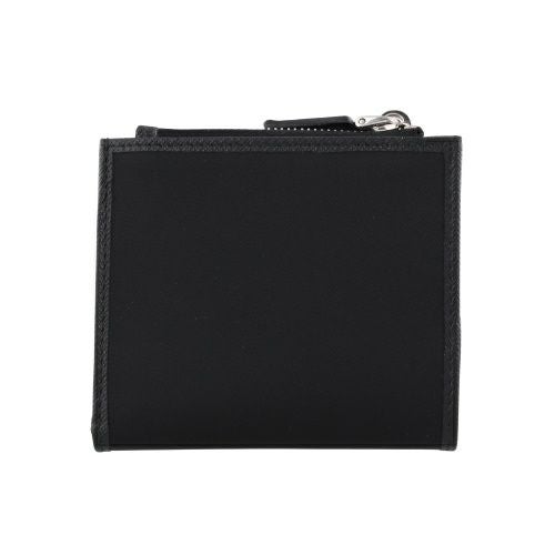 プラダ 二つ折り財布 メンズ トライアングルロゴ ブラック PRADA