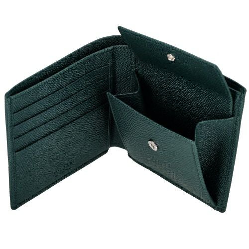 ブルガリ 二つ折り財布 メンズ ブルガリ ブルガリ マン グリーン