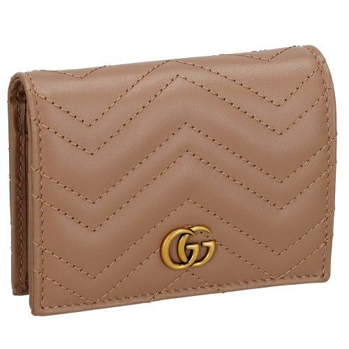 グッチ 二つ折り財布 レディース GGマーモント ピンク GUCCI 598587