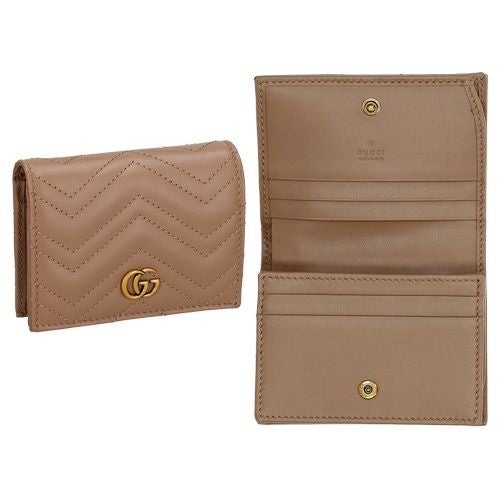 グッチ 二つ折り財布 レディース ダブルG ベージュ GUCCI 466492 DTD1T