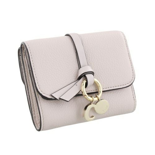 クロエ 三つ折り財布 レディース アルファベット SMALL TR-FOLD WALLET グレー CHLOE CHC21WP945 084 WILD GREY
