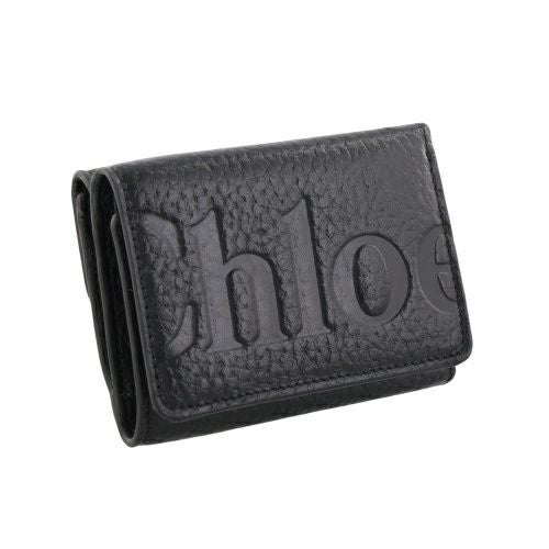 [美品]Chloé ブラック 三つ折り財布 クロエ 三つ折り財布 レディース ENVELOPE SMALL TRIFOLD ブラック