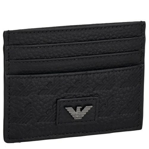 エンポリオアルマーニ カードケース メンズ ブラック EMPORIO ARMANI YEM320YQ67I 80001