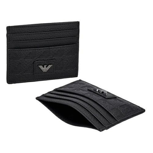 エンポリオアルマーニ カードケース メンズ ブラック EMPORIO ARMANI YEM320YQ67I 80001