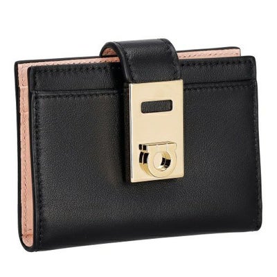 フェラガモ カードケース 名刺入れ レディース ブラック FERRAGAMO 