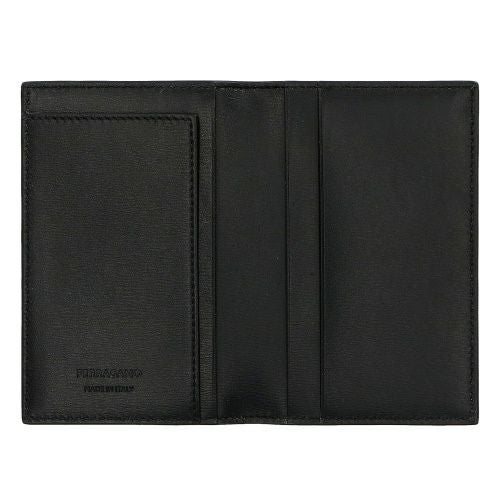 フェラガモ カードケース 名刺入れ メンズ ブラック FERRAGAMO 661332