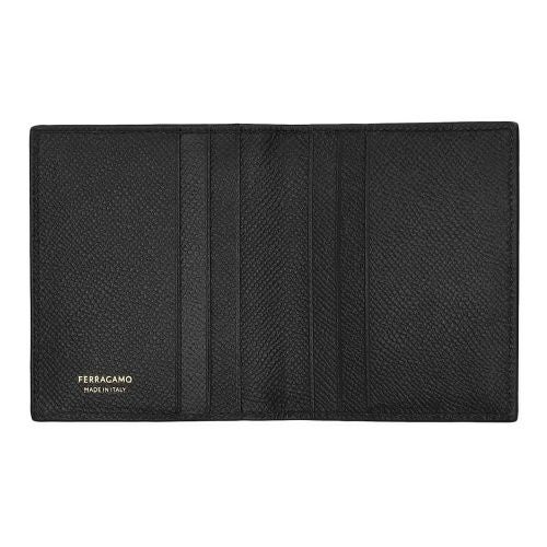 フェラガモ カードケース 名刺入れ レディース ダブルガンチーニ ブラック FERRAGAMO 661452 775661 NERO