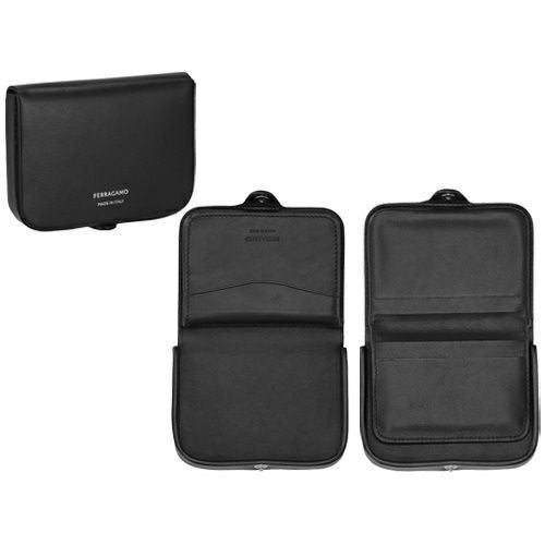 フェラガモ コインケース メンズ ブラック FERRAGAMO 661334 770097