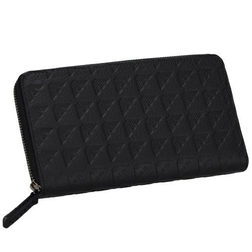 エンポリオアルマーニ 長財布 メンズ ブラック EMPORIO ARMANI YEME49 YQ67I 80001