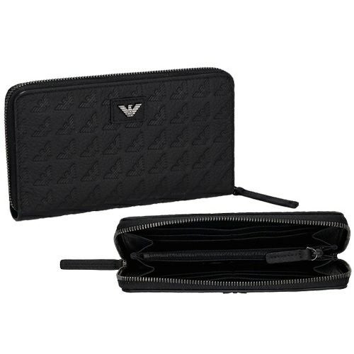 エンポリオアルマーニ 長財布 メンズ ブラック EMPORIO ARMANI YEME49 YQ67I 80001