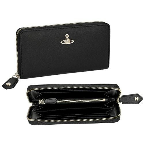 【値下げ交渉可能！】【新品・未使用‼️】ヴィヴィアンウエストウッド Vivienne Westwood 長財布 ピーチ ヴィヴィアンウエストウッド 長財布 レディース SAFFIANO PLAIN