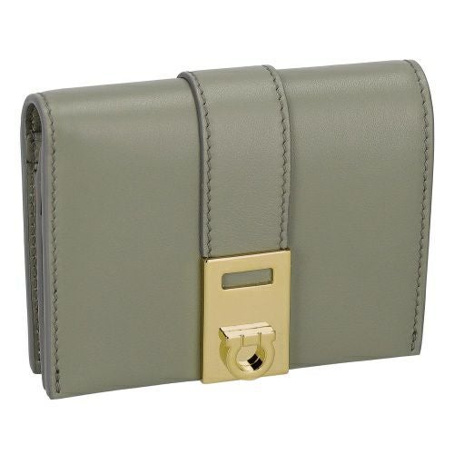 フェラガモ 二つ折り財布 コンパクト財布 レディース ブラック