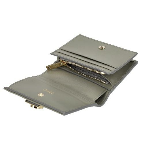 フェラガモ 二つ折り財布 コンパクト財布 レディース グレー FERRAGAMO