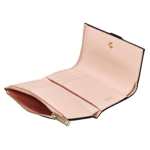 フェラガモ 三つ折り財布 コンパクト財布 レディース ブラック FERRAGAMO 220630 770860 NERO/NYLUND PINK