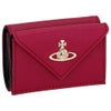 ヴィヴィアンウエストウッド 三つ折り財布 コンパクト財布 レディース SAFFIANO PLAIN レッド Vivienne Westwood 5115002EW H411 RED