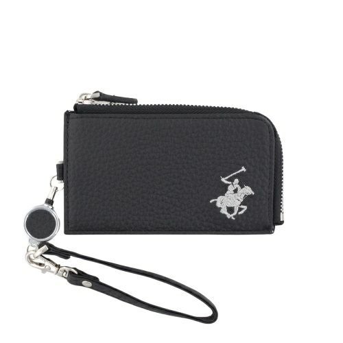 ビバリーヒルズポロクラブ 定期入れ カードケース コインケース 小銭入れ メンズ レディース ブラック BEVERLY HILLS POLO CLUB BHG-L1002