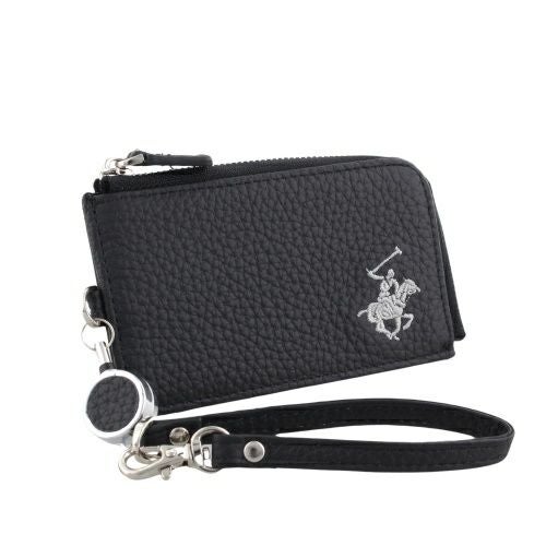 ビバリーヒルズポロクラブ 定期入れ カードケース コインケース 小銭入れ メンズ レディース ブラック BEVERLY HILLS POLO CLUB BHG-L1002