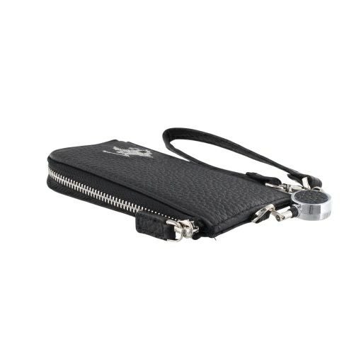 ビバリーヒルズポロクラブ 定期入れ カードケース コインケース 小銭入れ メンズ レディース ブラック BEVERLY HILLS POLO CLUB BHG-L1002