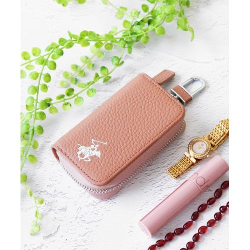 ビバリーヒルズポロクラブ キーケース レディース ピンク BEVERLY HILLS POLO CLUB BHG-L1005 スモーキーピンク