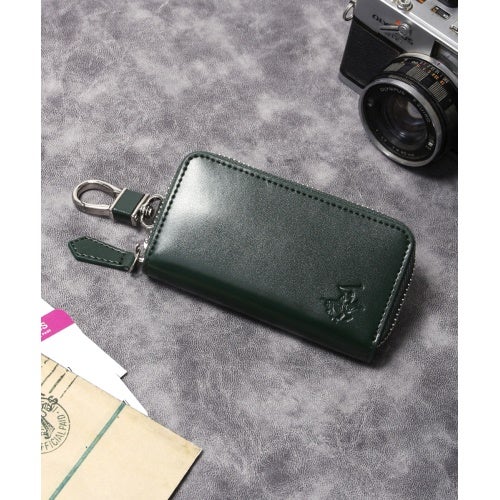 ビバリーヒルズポロクラブ キーケース メンズ グリーン BEVERLY HILLS POLO CLUB BHG-M1005 グリーン/ダークブラウン