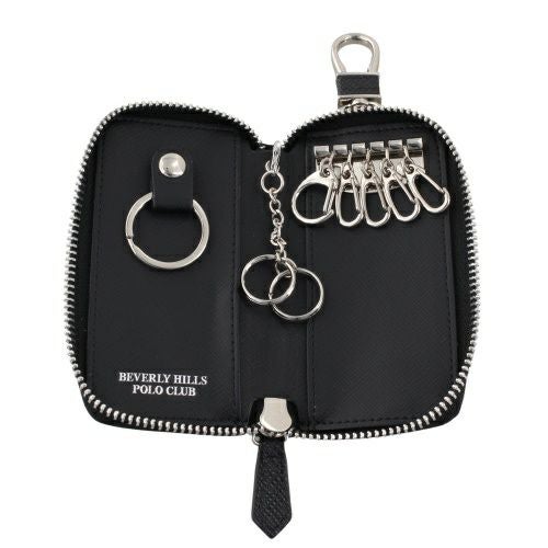 ビバリーヒルズポロクラブ キーケース メンズ ブラック BEVERLY HILLS POLO CLUB BHG-M3005