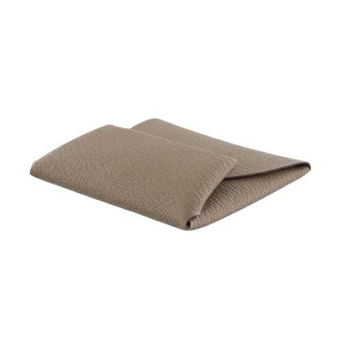 エルメス バスティア シェーブル エトゥープ シルバー金具 W刻印 コインケース メンズ レディース バスティア ブラウン HERMES