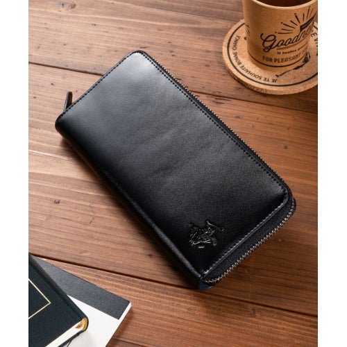 ビバリーヒルズポロクラブ 長財布 メンズ ブラック BEVERLY HILLS POLO CLUB BHG-M1001 ブラック/ネイビー