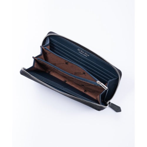 ビバリーヒルズポロクラブ 長財布 メンズ ブラック BEVERLY HILLS POLO CLUB BHG-M1001 ブラック/ネイビー