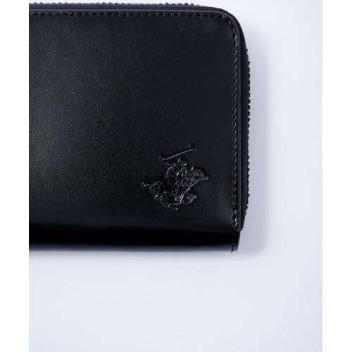 ビバリーヒルズポロクラブ 長財布 メンズ ブラック BEVERLY HILLS POLO CLUB BHG-M1001 ブラック/ネイビー