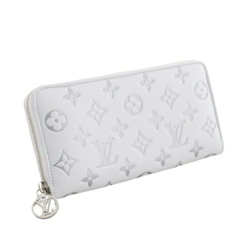 ルイヴィトン 長財布 レディース モノグラム ジッピー・ウォレット ホワイト LOUIS VUITTON M12154