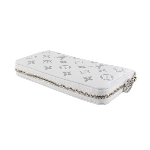 ルイヴィトン 長財布 レディース モノグラム ジッピー・ウォレット ホワイト LOUIS VUITTON M12154