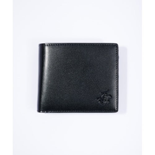 ビバリーヒルズポロクラブ 二つ折り財布 メンズ ブラック BEVERLY HILLS POLO CLUB BHG-M1002 ブラック/ネイビー