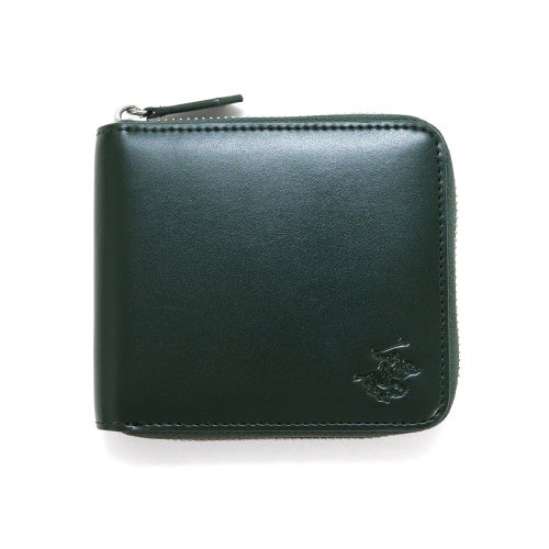 ビバリーヒルズポロクラブ 二つ折り財布 メンズ グリーン BEVERLY HILLS POLO CLUB BHG-M1004 グリーン/ダークブラウン