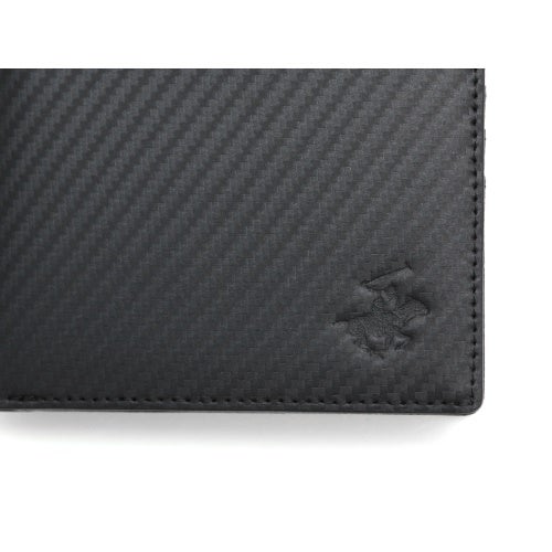 ビバリーヒルズポロクラブ 二つ折り財布 メンズ ブラック BEVERLY HILLS POLO CLUB BHG-M2002