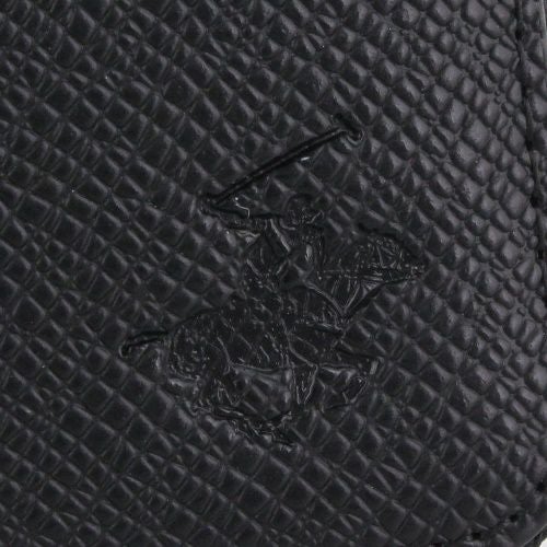 ビバリーヒルズポロクラブ 二つ折り財布 メンズ ブラック BEVERLY HILLS POLO CLUB BHG-M3004