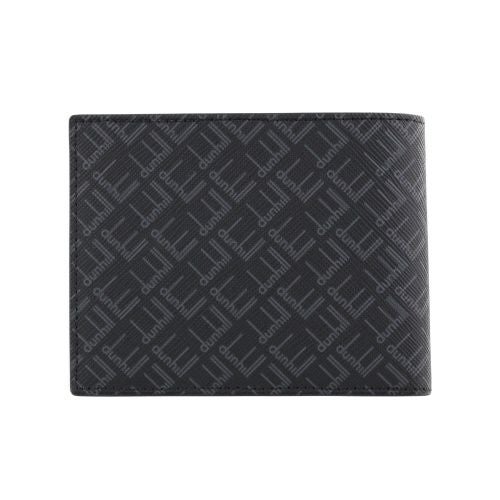 ダンヒル 二つ折り財布 メンズ シグネチャー SIGNATURE ブラック