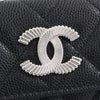 シャネル 三つ折り財布 レディース ココマーク ブラック CHANEL AP4328 B18713 94305
