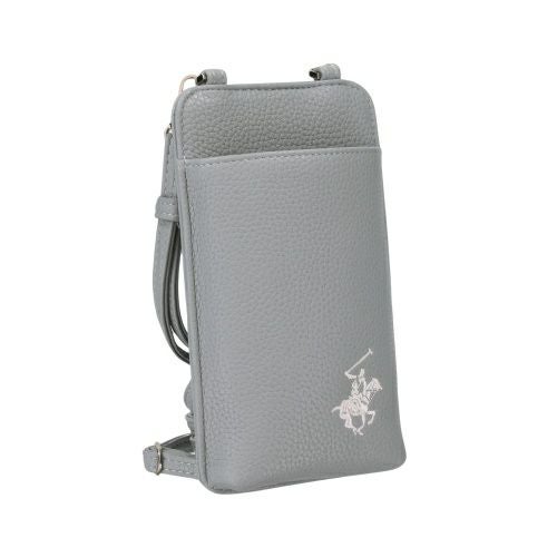 ビバリーヒルズポロクラブ ショルダーバッグ スマホショルダー メンズ レディース ブルー BEVERLY HILLS POLO CLUB BH2009 スレートブルー