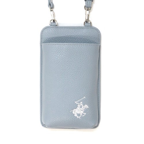 ビバリーヒルズポロクラブ ショルダーバッグ スマホショルダー メンズ レディース ブルー BEVERLY HILLS POLO CLUB BH2009 スレートブルー