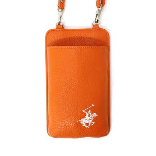 ビバリーヒルズポロクラブ ショルダーバッグ スマホショルダー メンズ レディース オレンジ BEVERLY HILLS POLO CLUB BH2009 クロムオレンジ