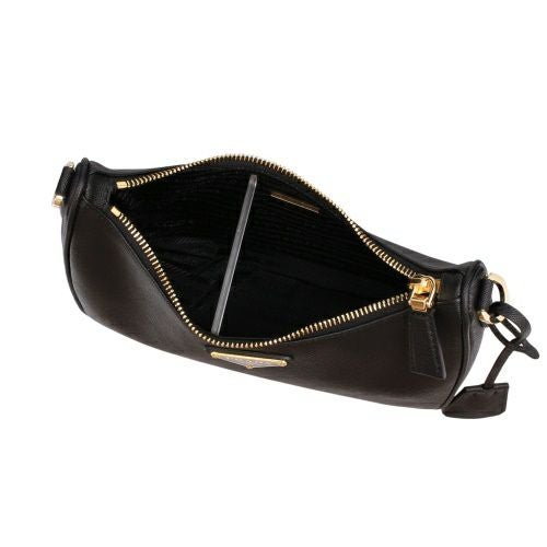 プラダ ショルダーバッグ レディース トライアングルロゴ ブラック