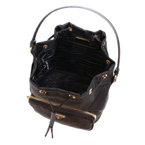 プラダ ショルダーバッグ レディース トライアングルロゴ ブラック PRADA 1BH038 V UOO RV44 F0002 NERO