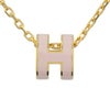 エルメス ネックレス レディース ポップH ミニ MINI POP H HERMES H147992F ROSE DRAGEE/GD