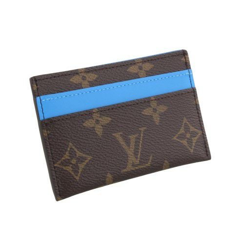 ルイヴィトン カードケース 名刺入れ レディース カードケース ポルト カルト･ダブル ブルー LOUIS VUITTON M12838 ガストン ブルー