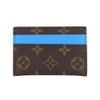 ルイヴィトン カードケース 名刺入れ レディース カードケース ポルト カルト･ダブル ブルー LOUIS VUITTON M12838 ガストン ブルー