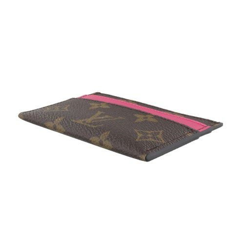 ルイヴィトン カードケース 名刺入れ レディース カードケース ポルト カルト･ダブル ピンク LOUIS VUITTON M12841 ポンディシェリ ピンク